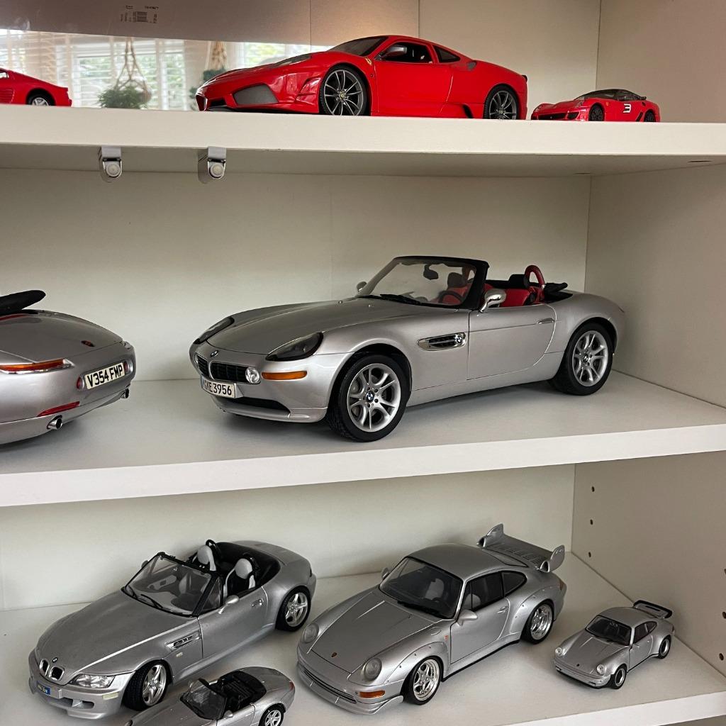 BMW Dealer Z8 1/12 KYOSHO 80430020877 Zilver met hardtop, Ophalen of Verzenden, Gebruikt, 1:5 t/m 1:8, Auto