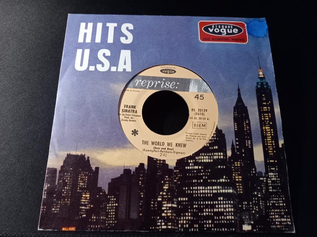 Frank Sinatra ‎– The World We Knew (Over And Over) '7 Mint, Enlèvement ou Envoi, Autres formats, Comme neuf, 1960 à 1980