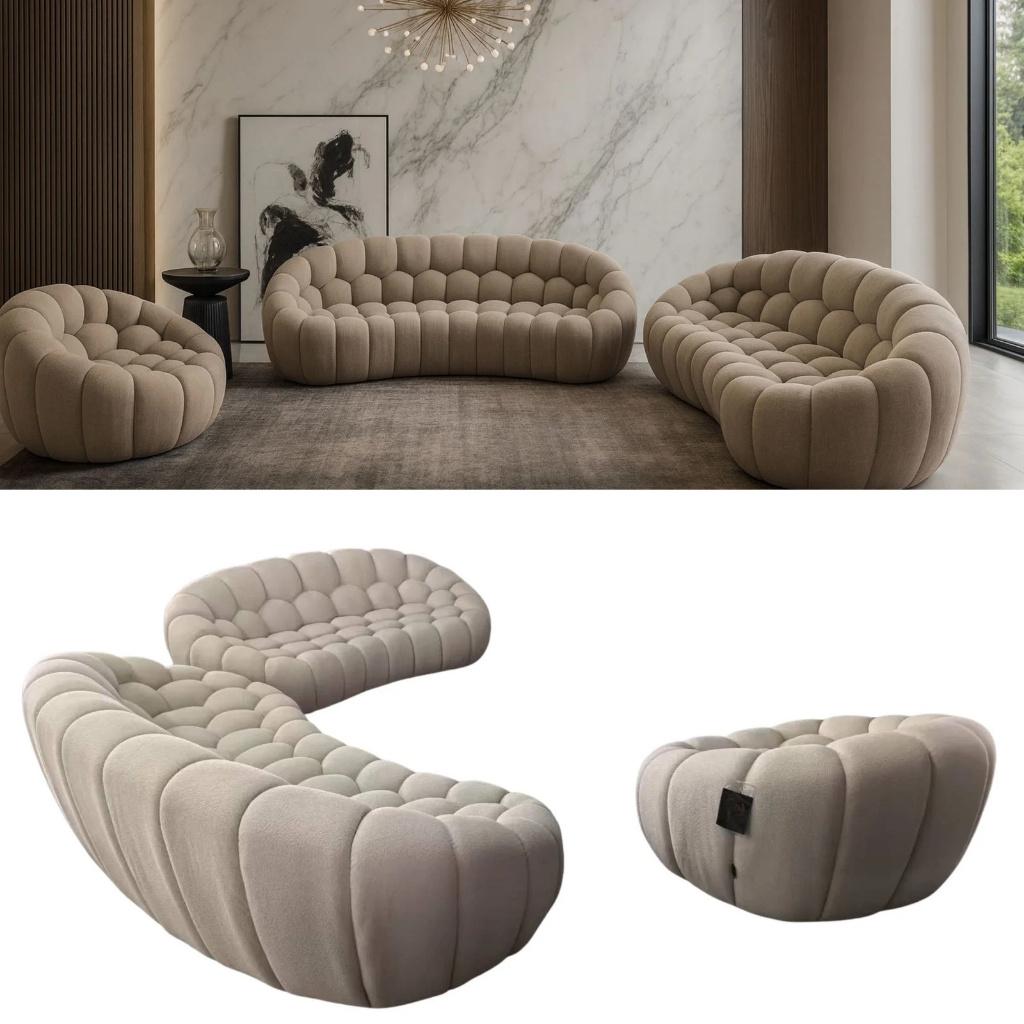 💥PROMO💥Ensemble de x 3 canapés beige Neuf sous emballage, Neuf, 250 à 300 cm, Moins de 75 cm, Enlèvement ou Envoi