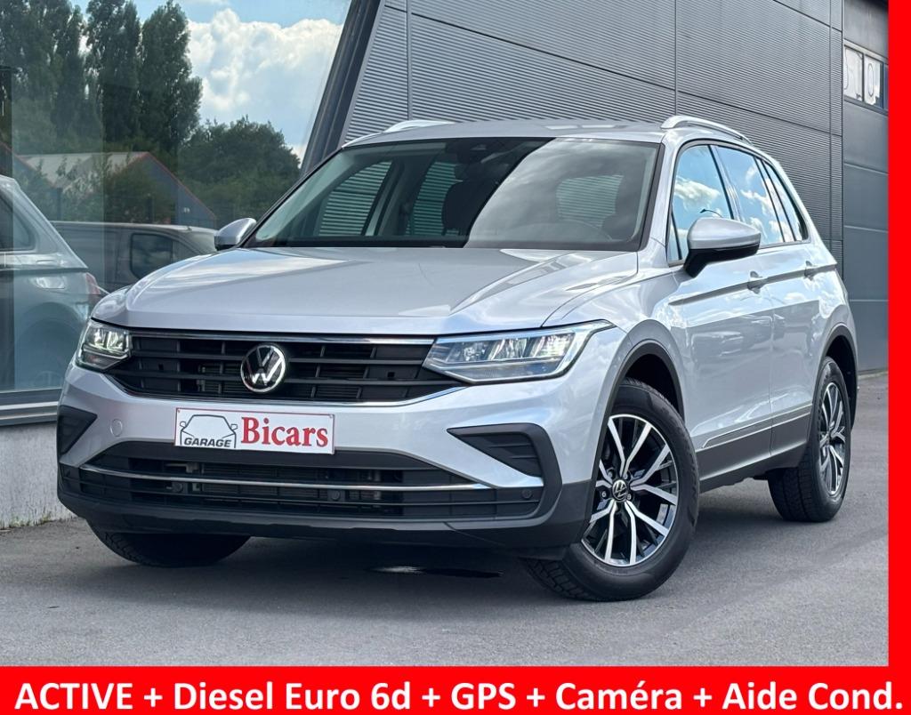 VW Tiguan 2.0 TDI SCR actief 31.000 km! Garantie+LED/TV-sche, Auto's, Testrit aan huis, Euro 6, Bedrijf, Diesel