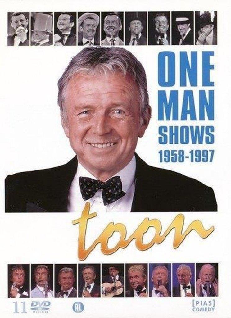 TOON HERMANS ONE MAN SHOWS 1958-1997, Cd's en Dvd's, Dvd's | Cabaret en Sketches, Zo goed als nieuw, Stand-up of Theatershow, Alle leeftijden