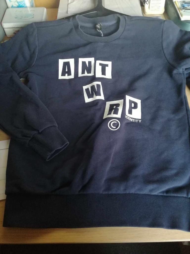 Trui blauw merk antwerp - maat s, Kleding | Heren, Truien en Vesten, Blauw, Ophalen of Verzenden, Antwrp, Gedragen