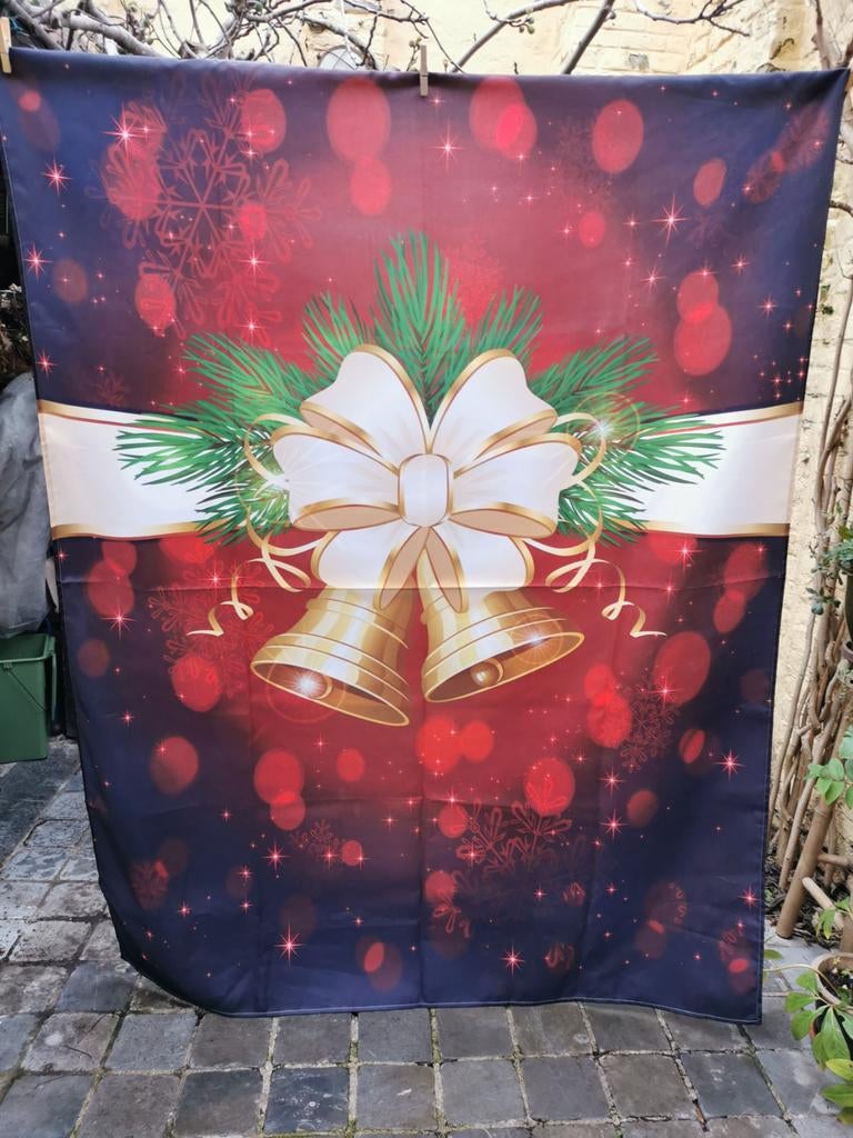 Tafellaken Kerst Christmas ong. 160 x 180 cm., Ophalen of Verzenden, Nieuw, Rechthoek