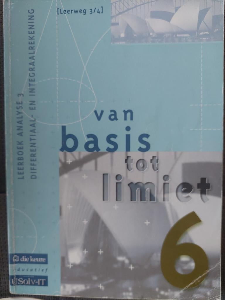 3/4van basis tot limiet leerboek analyse3  differentiaal enz, Boeken, Ophalen, Gelezen, Nederlands