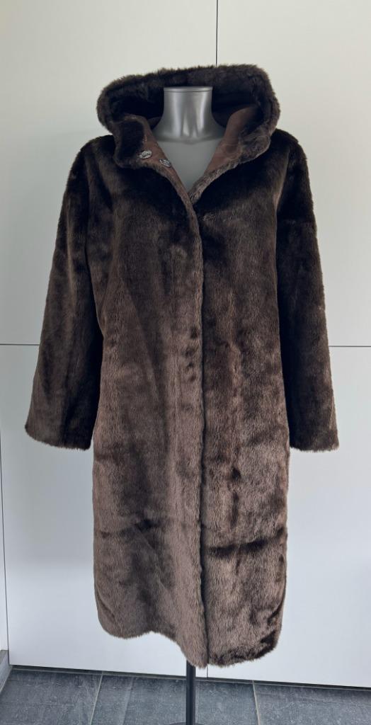 Mantel van Xandres (38), Kleding | Dames, Jassen | Winter, Zo goed als nieuw, Maat 38/40 (M), Bruin, Verzenden