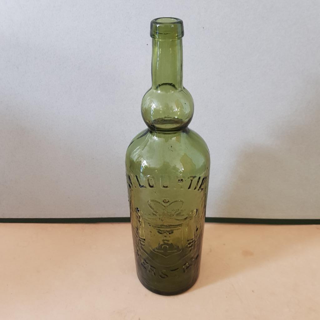 Antieke groene fles J. Lourtie Herstal, Enlèvement ou Envoi