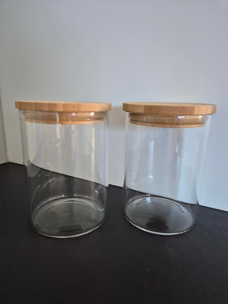 Dille&Kamille 3x voorraadpot glas 700ml, Ophalen of Verzenden, Nieuw, Glas, Pot, Bus of Blik