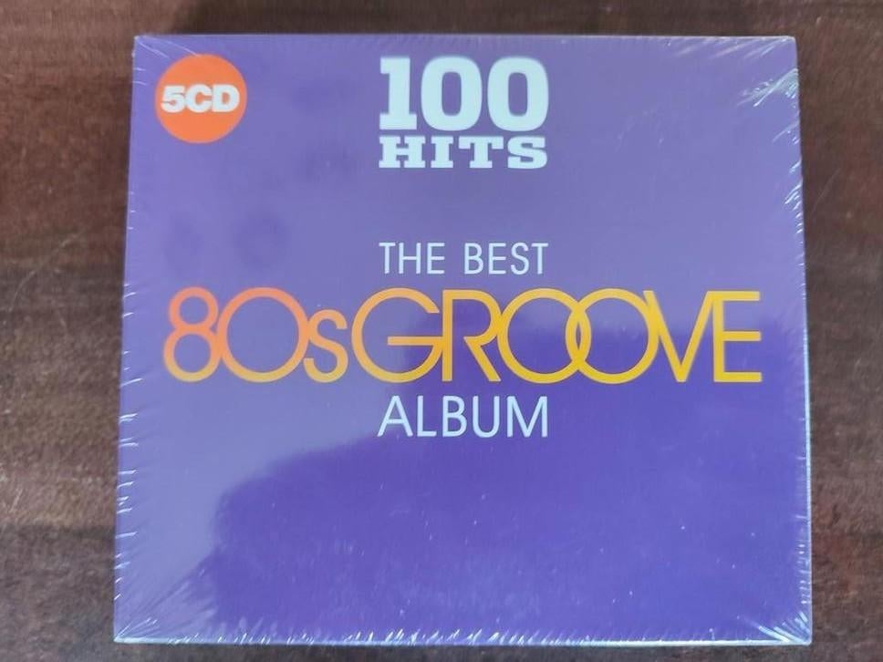 5-CDbox : 100 HITS : THE BEST 80s (EIGHTIES) GROOVE ALBUM, Ophalen of Verzenden, Nieuw in verpakking