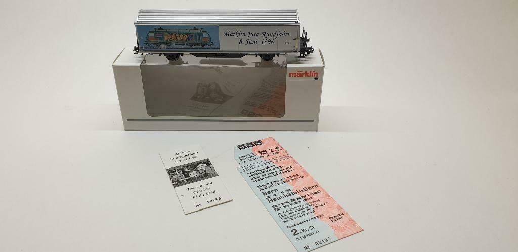 Marklin 84735.96 HO "Märklin Jura-Rundfahrt 1996" SBB (#156), Enlèvement ou Envoi, Wagon, Comme neuf, Courant continu ou Courant alternatif