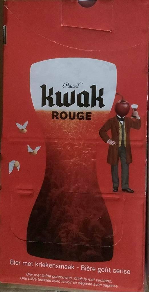 Verre Kwak neuf, Enlèvement, Neuf