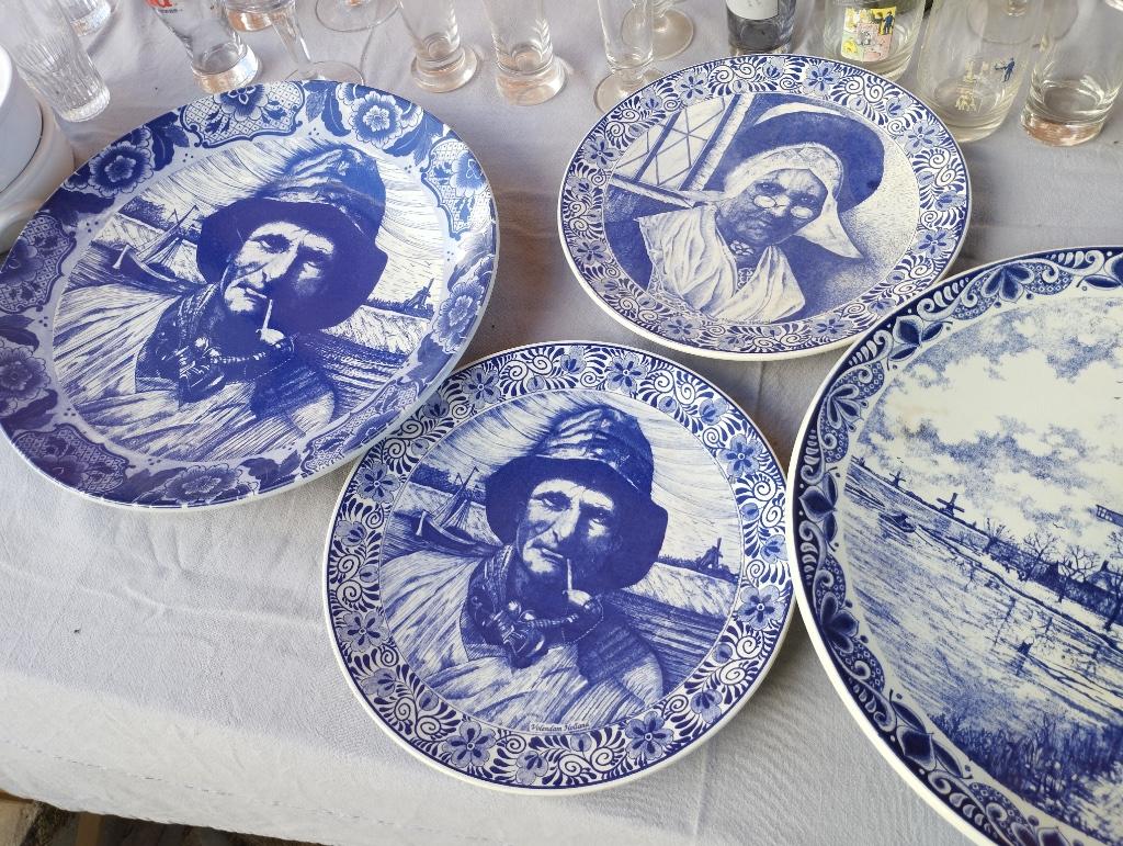 DELFT Assiettes et plats - divers décors, Enlèvement ou Envoi