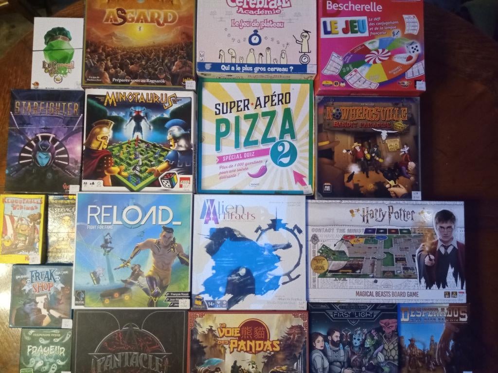 Jeux de societe, Ophalen, Gebruikt