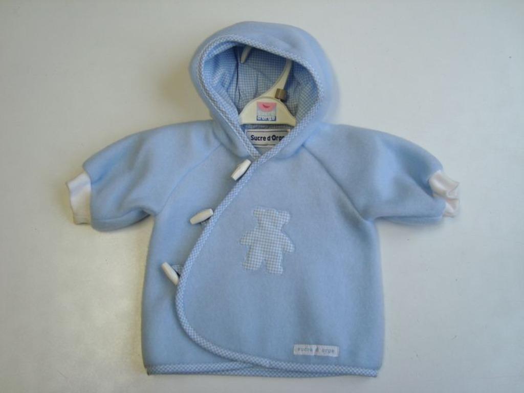 Manteau  ciel - taille 0, naissance - marque "Sucre d'Orge", Envoi, Neuf, Garçon ou Fille, Manteau