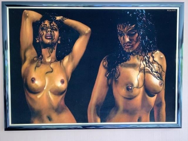 investeer in kunst : olieverf op fluweel unique stuk, Enlèvement