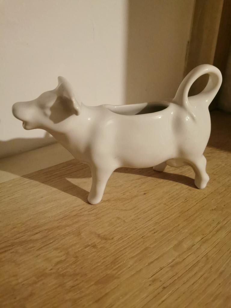 Pot à lait en porcelaine antique, Enlèvement ou Envoi