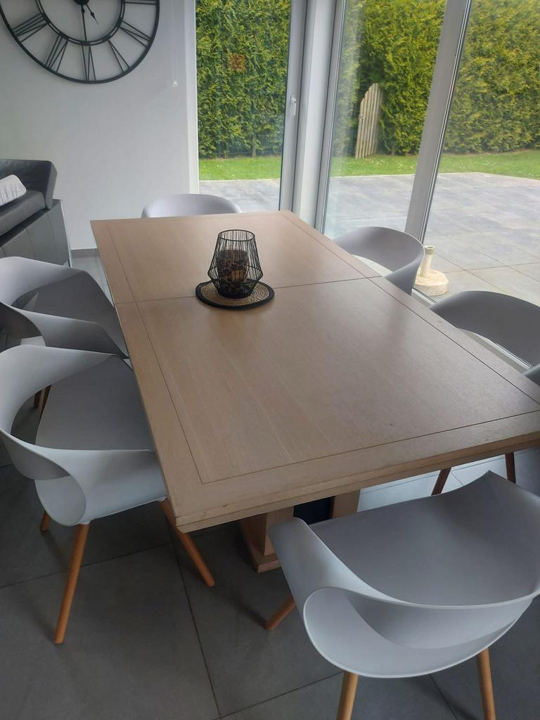 Table de salle à manger, Maison & Meubles, Tables | Tables à manger, Comme neuf, 100 à 150 cm, Enlèvement, Chêne
