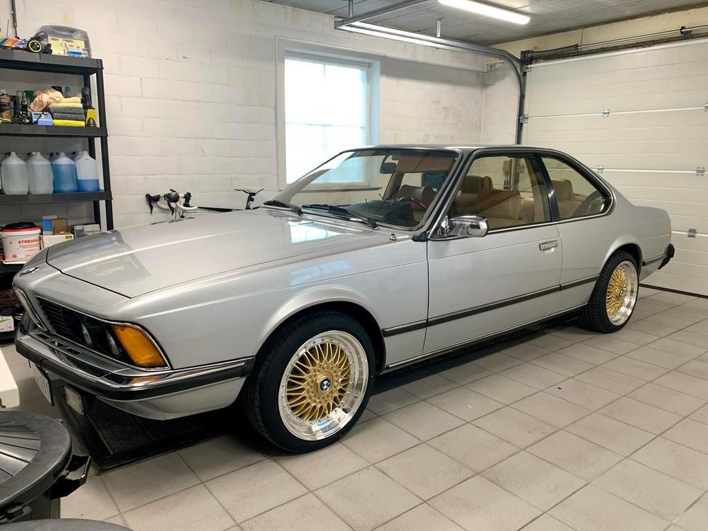 Bmw E24 630cs, Cuir, Argent ou Gris, Achat, Beige