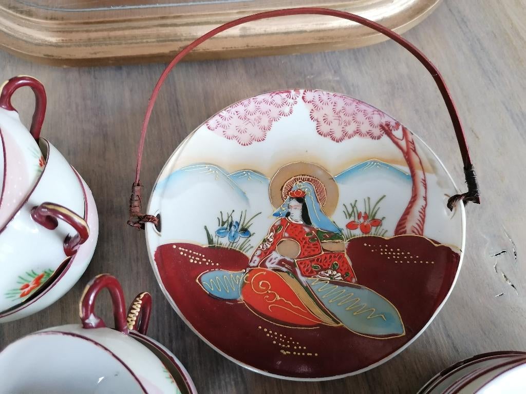 Serviesje satsuma, Antiek en Kunst, Ophalen