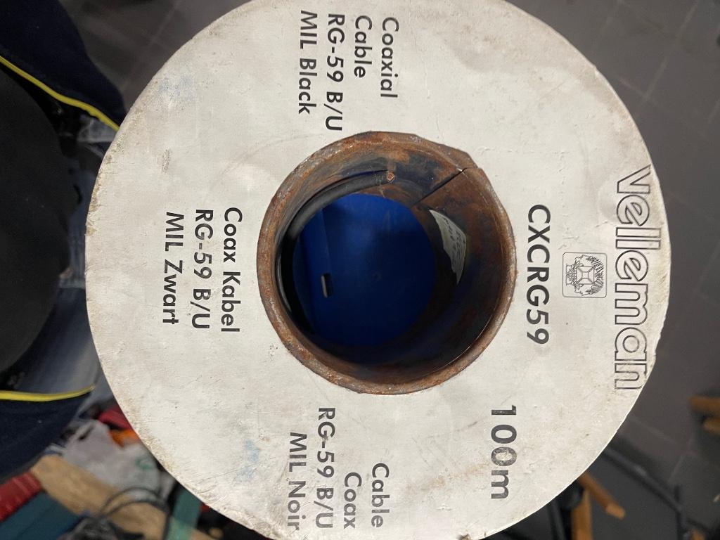 Câble coaxial, RG59, Enlèvement, Neuf, Câble ou Fil électrique