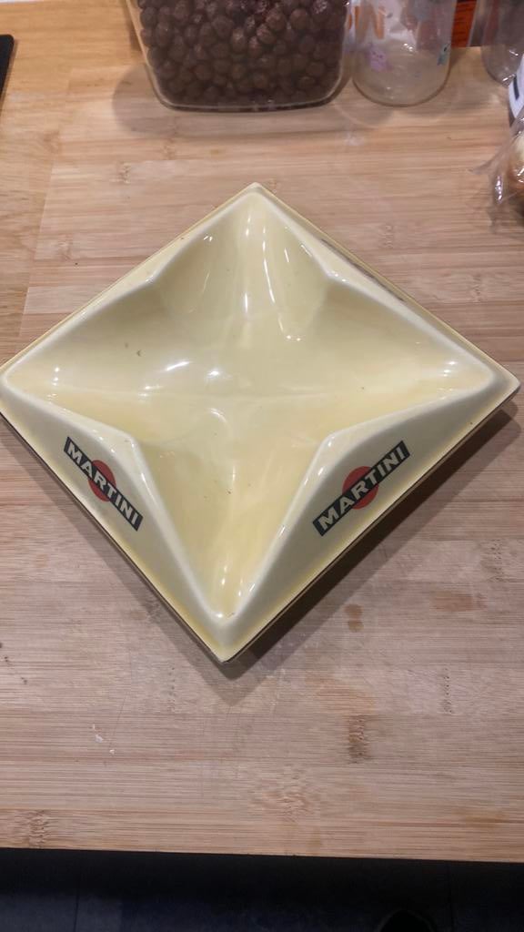 Martini asbak, Verzamelen, Ophalen, Zo goed als nieuw, Asbak