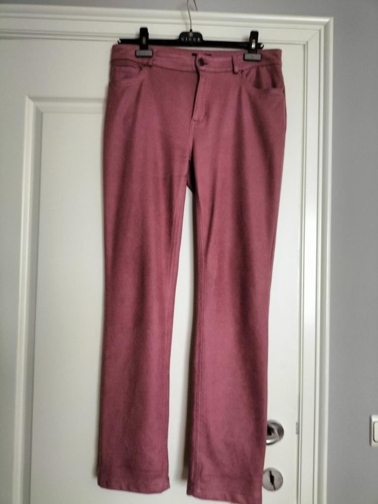 Oud roze leder look maat 42, Enlèvement ou Envoi, Porté, Taille 42/44 (L), Rose