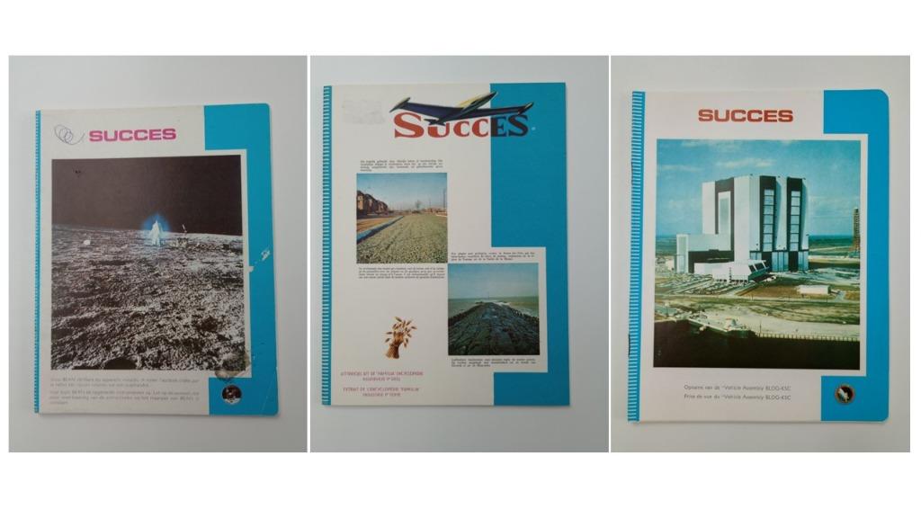 3x Retro Succes-schriftjes NASA + Familia, Verzamelen, Luchtvaart en Vliegtuigspotten, Ophalen of Verzenden, Zo goed als nieuw