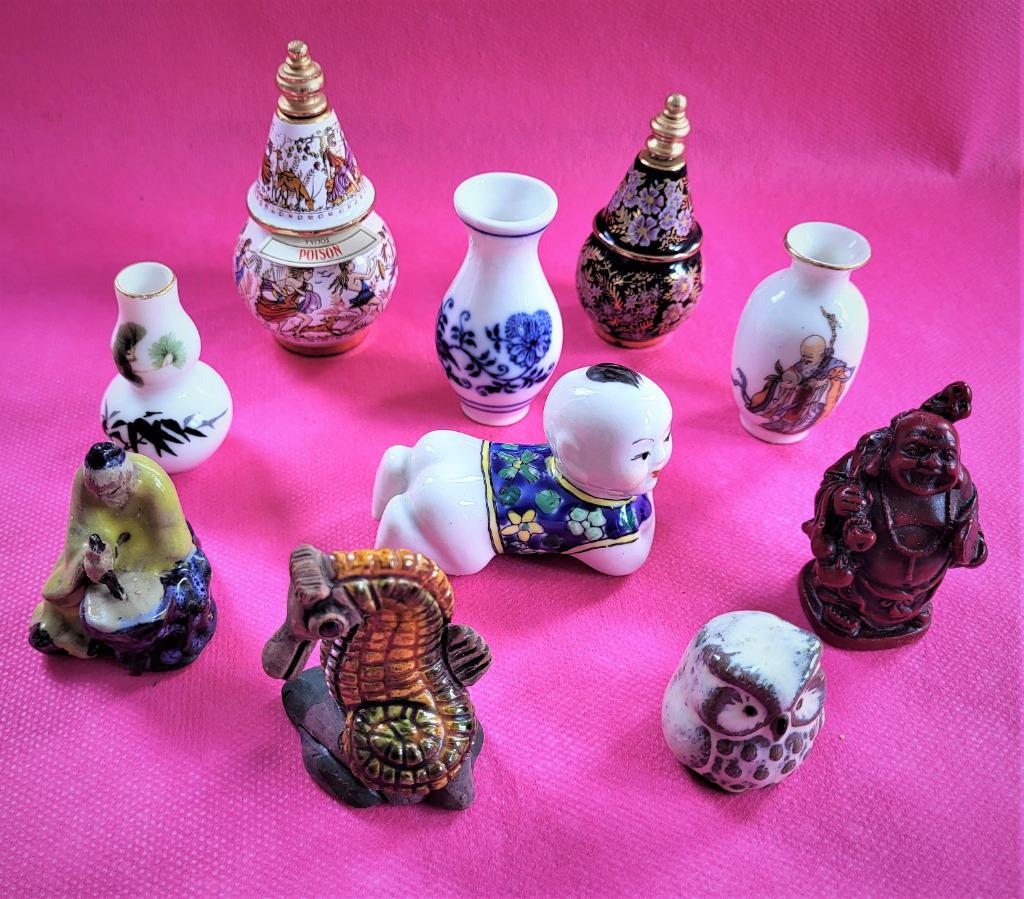 Set van 10 miniaturen uit China, Griekenland, Peru, Antiek en Kunst, Verzenden