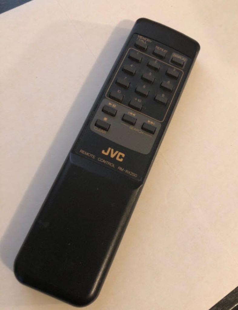 Afstandsbediening JVC RMRX250, Audio, Tv en Foto, Afstandsbedieningen, Ophalen of Verzenden, Gebruikt, Origineel, Receiver of Versterker