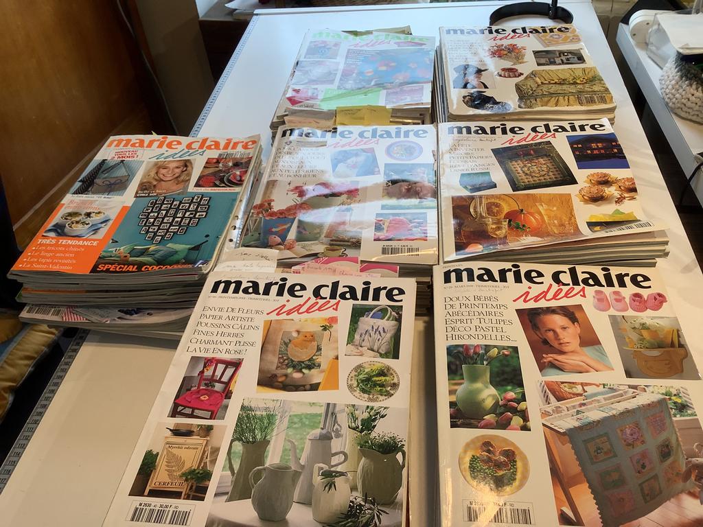 Lot de 88 numéros de Marie - Claire idées, Enlèvement, Utilisé, Autres