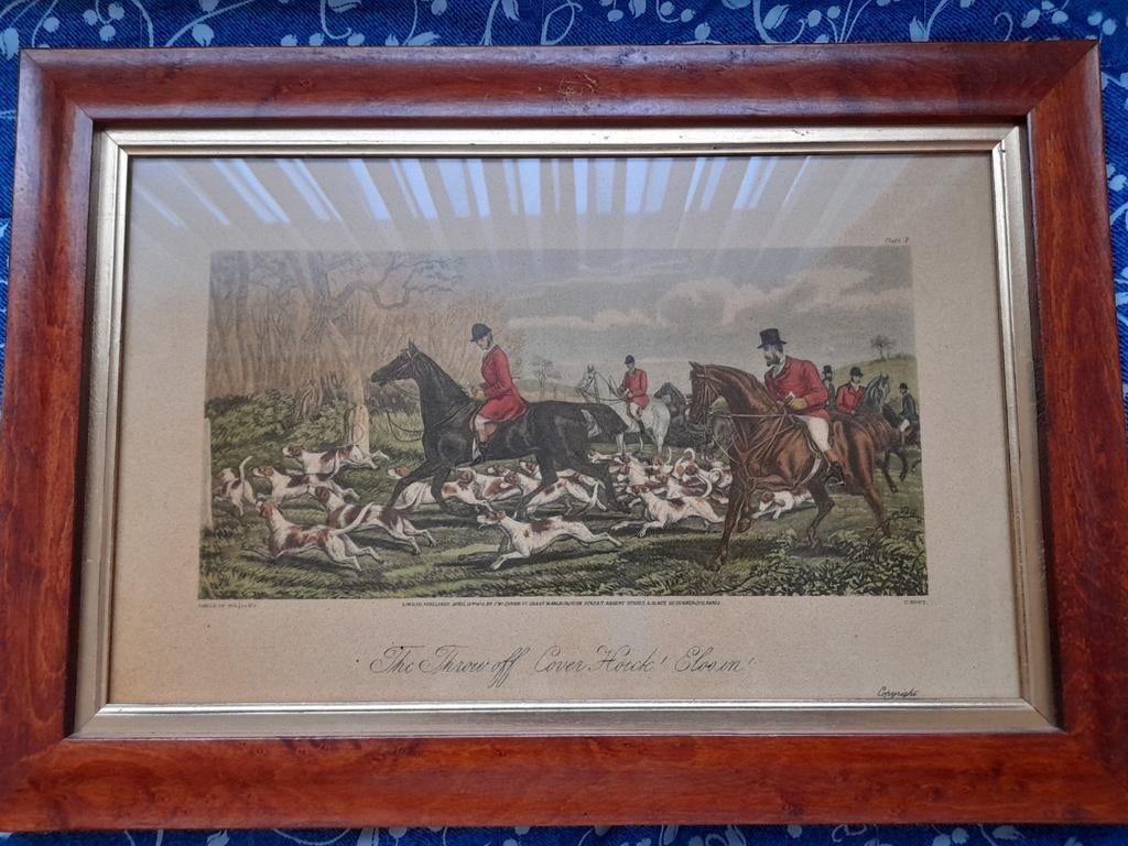 3 antieke engelse prenten C. Hunt en Sheldon Williams, Ophalen