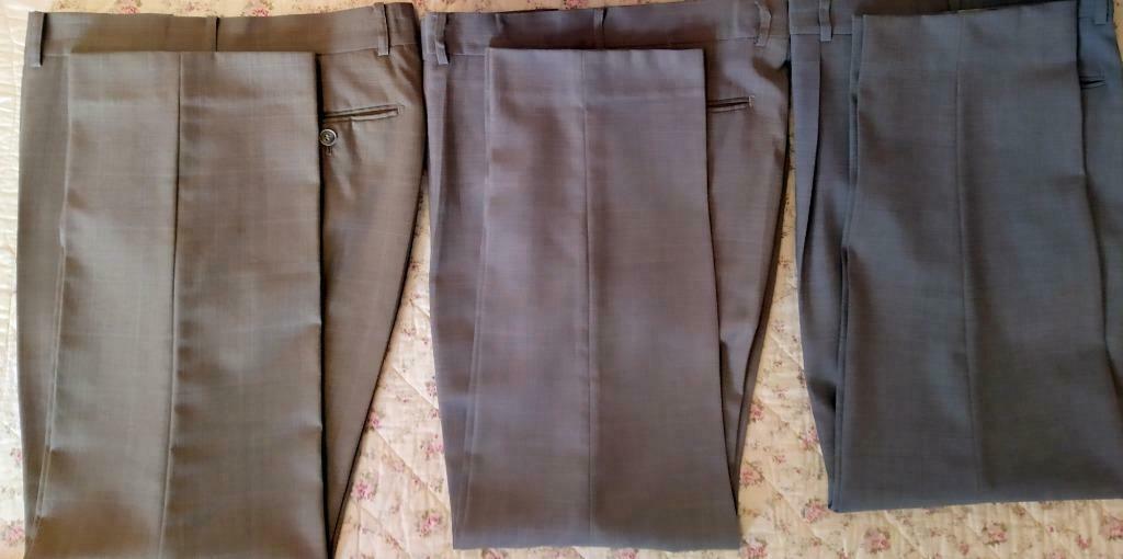 KLASSIEKE HERENBROEKEN - Maat 42, Kleding | Heren, Broeken en Pantalons, Overige, Overige kleuren, Ophalen of Verzenden, Zo goed als nieuw