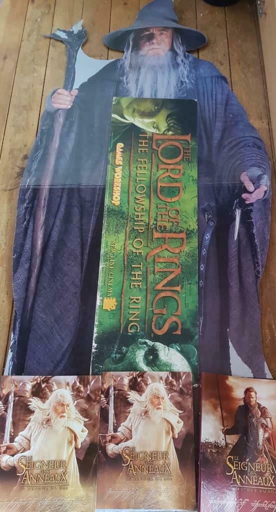 Lot Seigneur des Anneaux, Enlèvement, Comme neuf, Livre, Poster ou Affiche