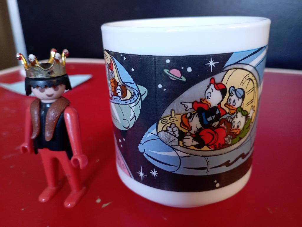 489) Vintage 1992 smarties Dagobert Duck & co mok koffietas, Verzamelen, Ophalen of Verzenden, Donald Duck, Nieuw, Servies