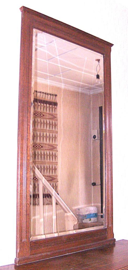 Miroir de grand-mère en bon état (peut-être un miroir pleine, Enlèvement ou Envoi
