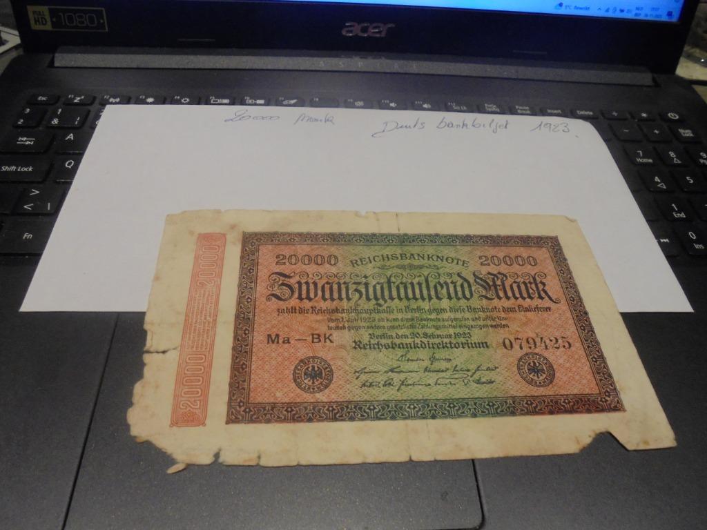 Duits bankbiljet, Enlèvement, Allemagne, Billets en vrac
