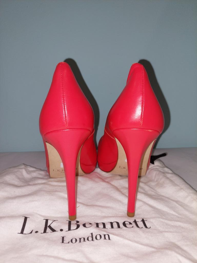 681C* LK Bennet-sexy escarpins rouge cuir (41), Escarpins, LK BENNET, Envoi, Neuf