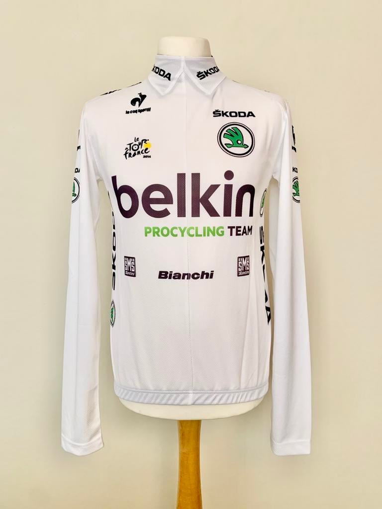 Tour de France 2014 Podium Young Rider Jersey Belkin issued, Ophalen of Verzenden, Zo goed als nieuw, Kleding