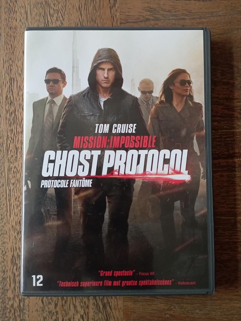 Mission Impossible - Ghost Protocol, Cd's en Dvd's, Vanaf 12 jaar, Ophalen of Verzenden, Zo goed als nieuw, Actie