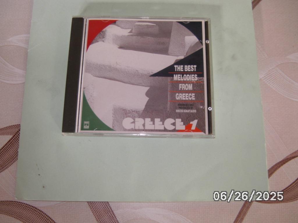 Een CD met de beste Griekse melodieën (Greece 1à, Verzenden, Zo goed als nieuw, Overige genres