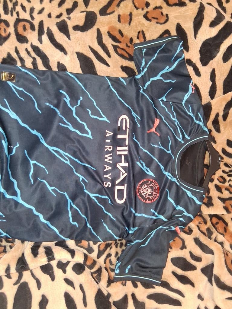 Maillot manchester city, Sports & Fitness, Taille M, Enlèvement, Utilisé, Maillot