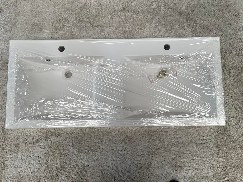 Vasque double 120x50x10 cm Nouveau,, Neuf, Lavabo ou Évier, 100 à 150 cm, Enlèvement