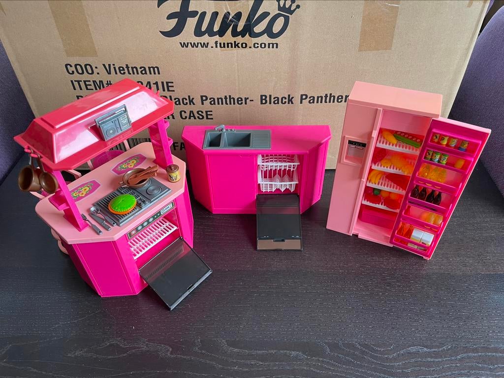 Vintage Barbie keuken 1990, Enlèvement ou Envoi, Utilisé