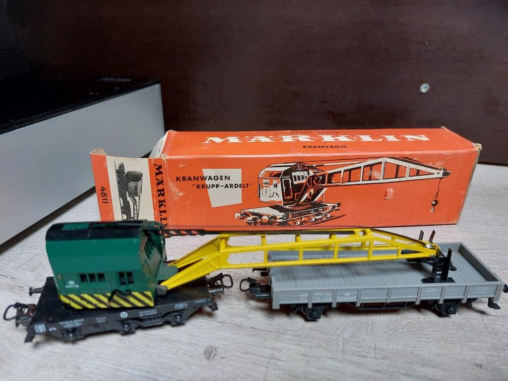 Belgische kraanwagen van Marklin, Ophalen