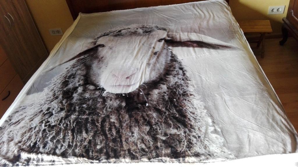 fleece deken plaid schaap, Ophalen of Verzenden, Nieuw