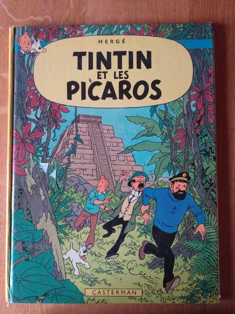 Tintin et les Picaros. 1976., Eén stripboek, Hergé., Ophalen, Gelezen