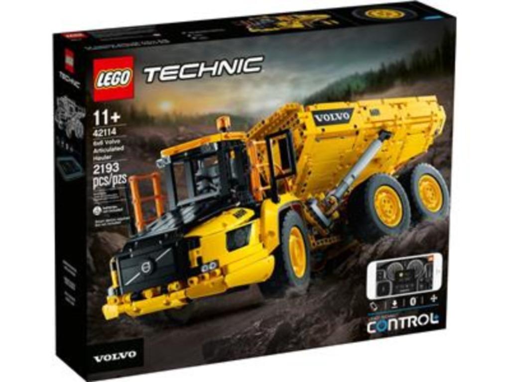 Lego Technic - Volvo 6x6 Articulated hauler - 42114, Ophalen of Verzenden, Nieuw, Complete set, Lego