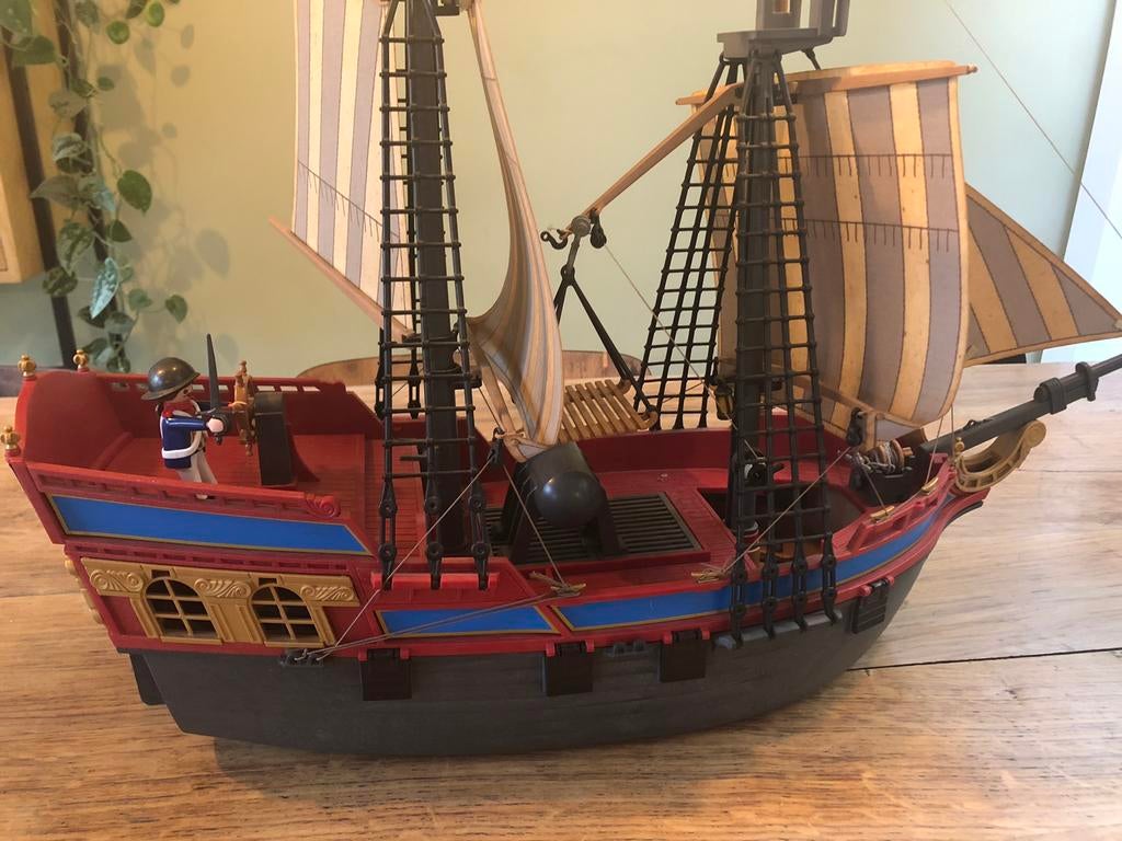 Vintage Playmobil piratenboot van 1999, Kinderen en Baby's, Speelgoed | Playmobil, Ophalen, Gebruikt
