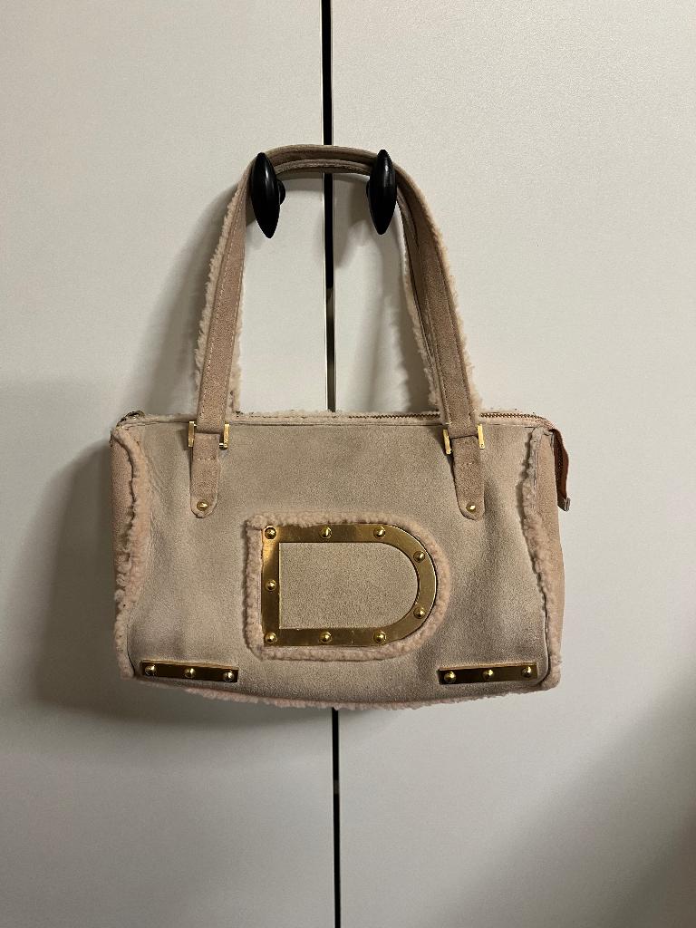 Delvaux Astrid MM, Enlèvement, Utilisé, Beige, Sac de soirée