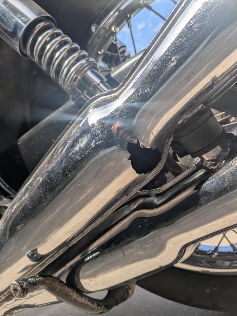 Originele 4 in 4 uitlaat CB500 four, Enlèvement ou Envoi, Utilisé