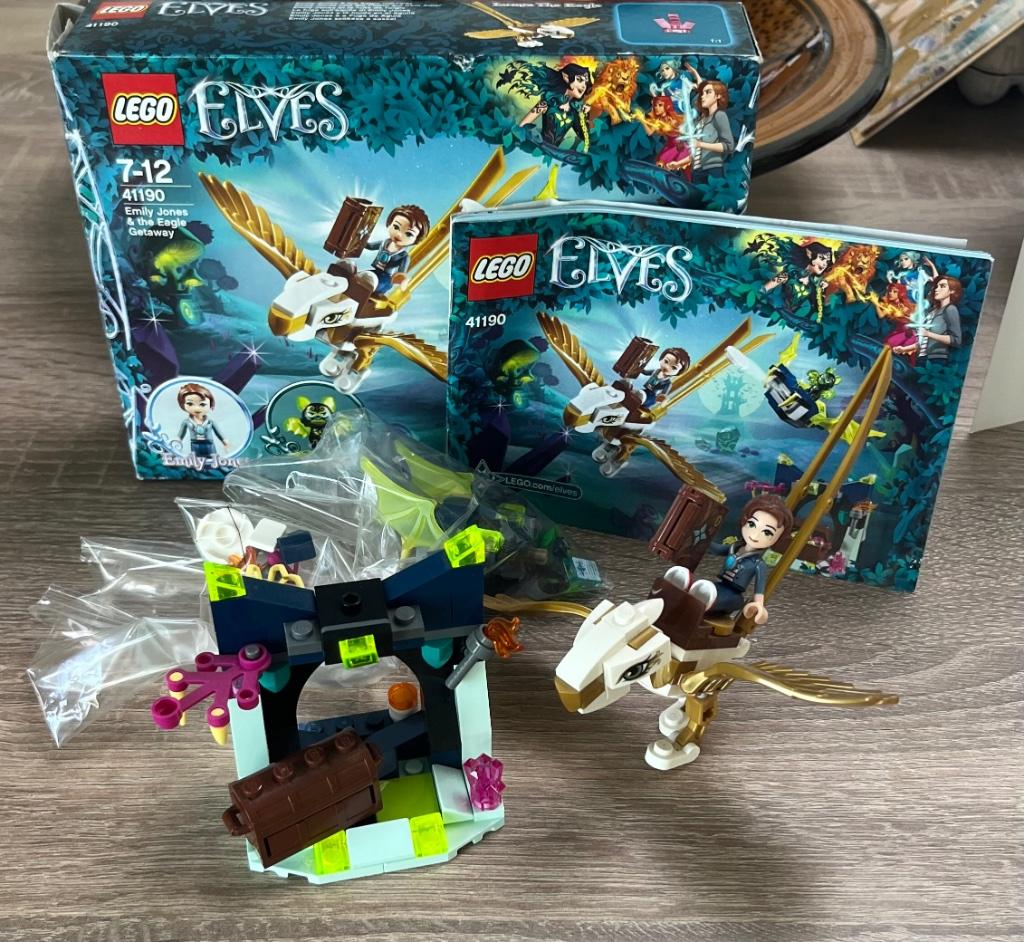 Lego elves 41190 Emily Jones & the Eagle Getaway, Ophalen of Verzenden, Zo goed als nieuw, Complete set, Lego